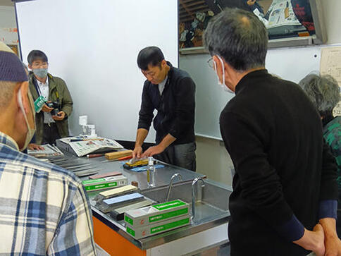 刃物研ぎ体験（茅野市）が開催されました